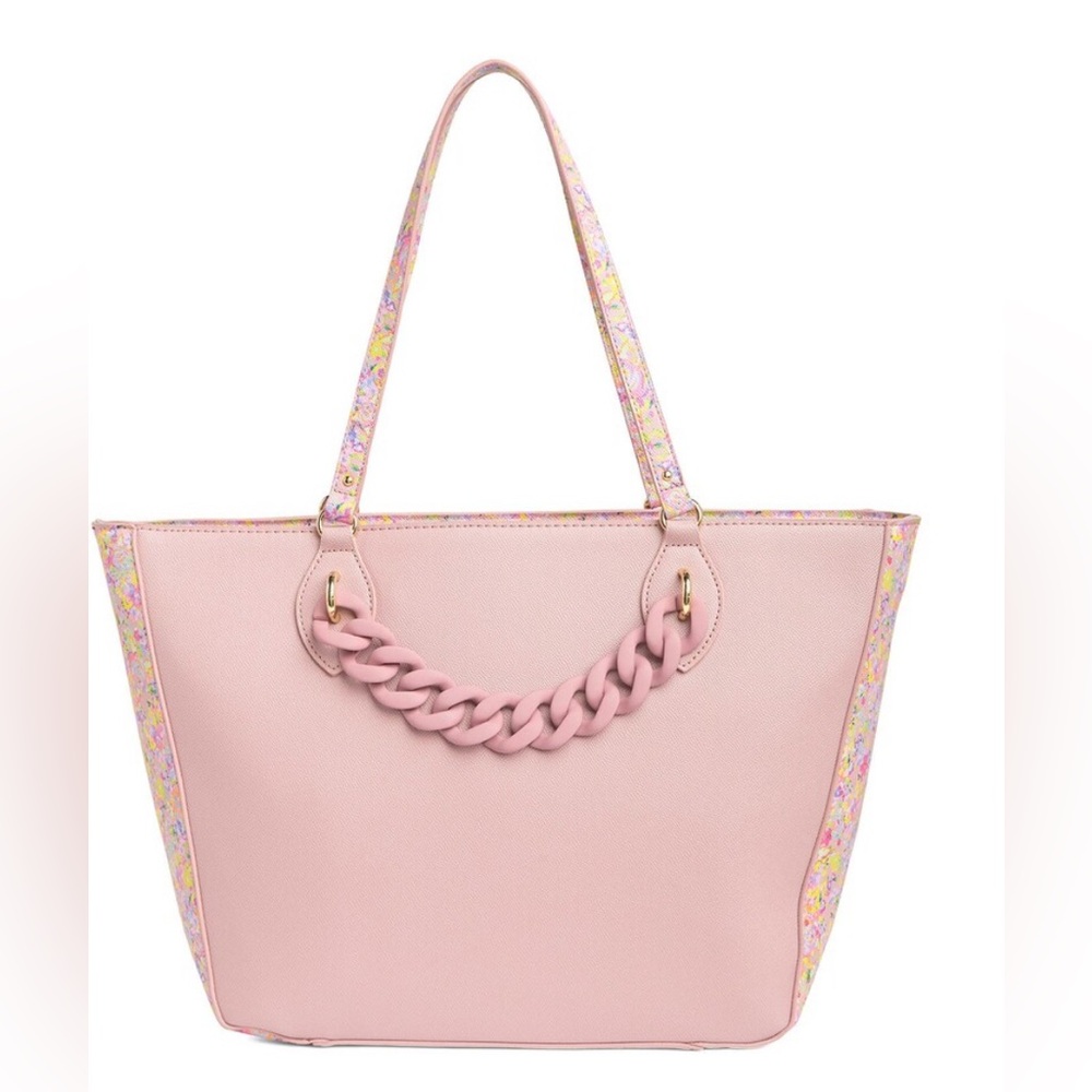 Betsey Johnson Large Swag Chain Tote